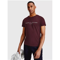 TOMMY HILFIGER EMBROIDERED TOMMY LOGO T-SHIRT